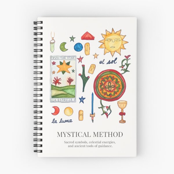 Item preview, Mystical Method Sacred Symbols Tarot Poster designed and sold by ElizabethCoelho.