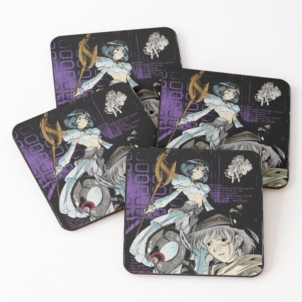 Item preview, Virtual Cyberspace Avatar - Retro Cyberpunk Anime Illustration designed and sold by moosesclub.