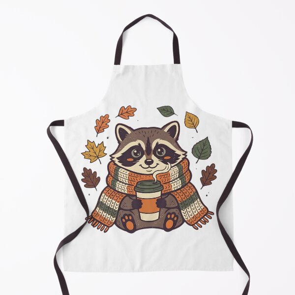 Item preview, Cute Cozy Raccoon Fall Season designed and sold by abdelski.