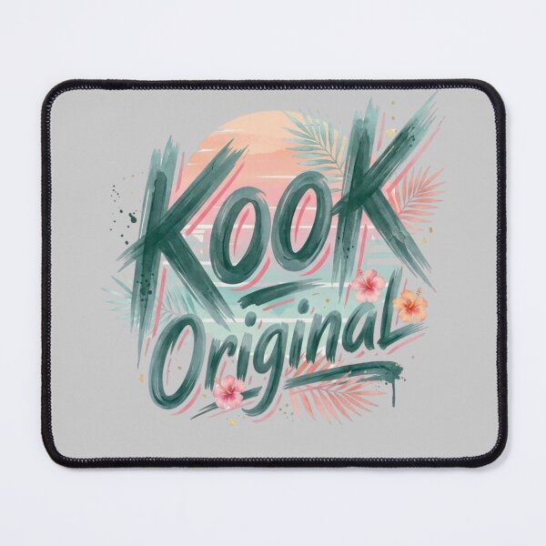Item preview, Kook Original Surfer Girl Watercolor Tropical Sunset designed and sold by KookArt.
