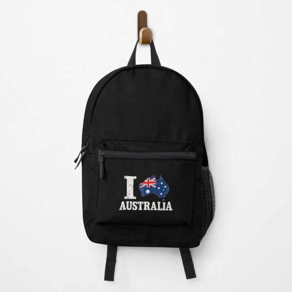 Item preview, I Love Australia Flag Map Silhouette Patriotic Travel designed and sold by Whirx.