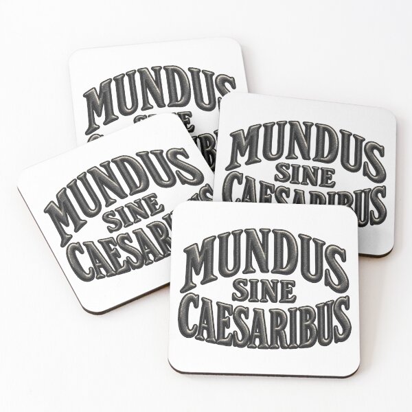 Item preview, Mundus Sine Caesaribus Latin Phrase designed and sold by ArtDesignTp.