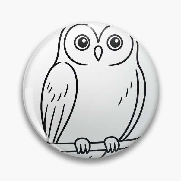 Item preview, Minimalist Owl - Line Art Design designed and sold by SimpleLinesCo.