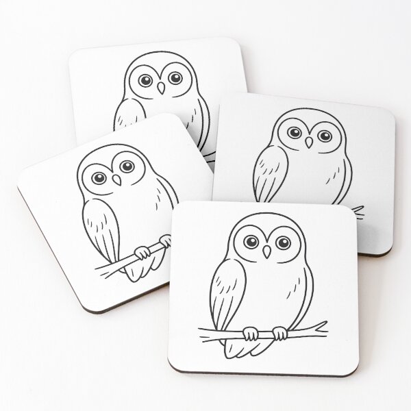 Item preview, Minimalist Owl - Line Art Design designed and sold by SimpleLinesCo.