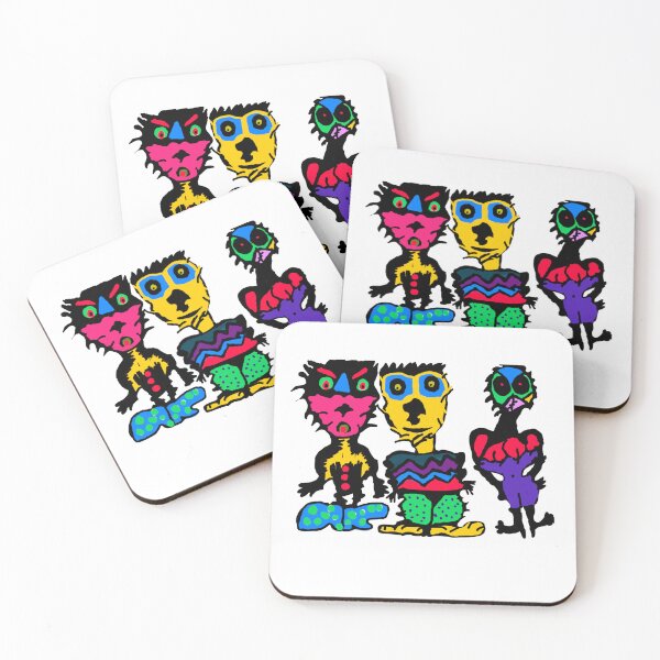 Item preview, Abstract funky, doodle characters  designed and sold by Zahiramouhib.