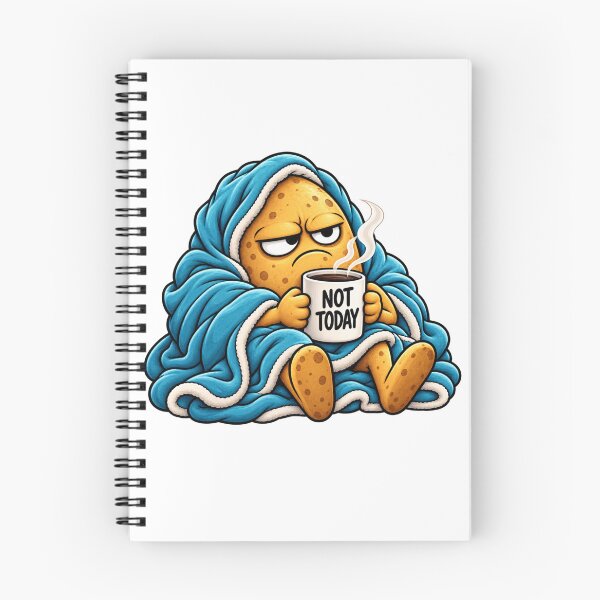 Item preview, Not Today Potato – Funny Tired Potato Meme designed and sold by MoodMinistry.