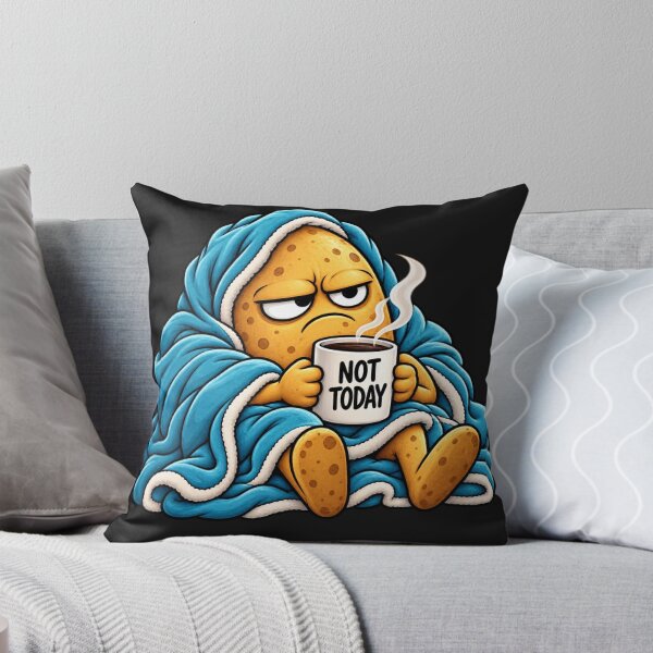 Item preview, Not Today Potato – Funny Tired Potato Meme designed and sold by MoodMinistry.