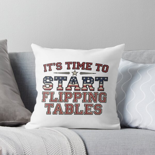 Item preview, It's Time To Start Flipping Table Funny Table Joke designed and sold by ArtDesignTp.