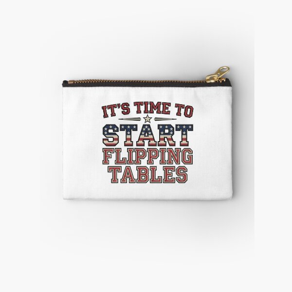 Item preview, It's Time To Start Flipping Table Funny Table Joke designed and sold by ArtDesignTp.