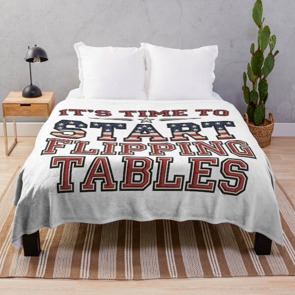Item preview, It's Time To Start Flipping Table Funny Table Joke designed and sold by ArtDesignTp.