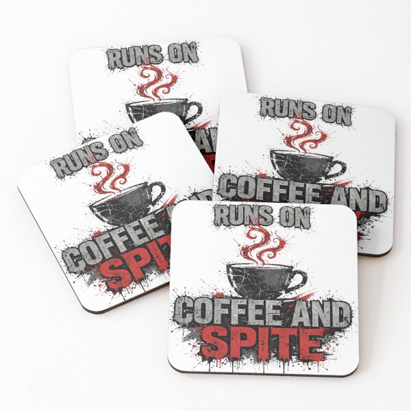 Item preview, runs-on-coffee-and-spite-edgy-grunge designed and sold by kyoubi100.