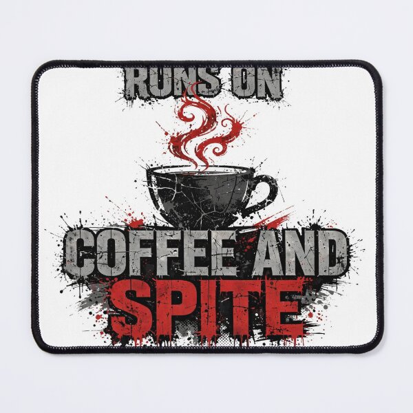 Item preview, runs-on-coffee-and-spite-edgy-grunge designed and sold by kyoubi100.