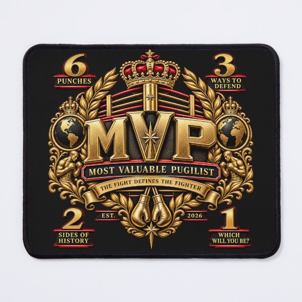 Item preview, MVP Boxing Emblem - The Fight Defines The Fighter designed and sold by Apex_N_Action.