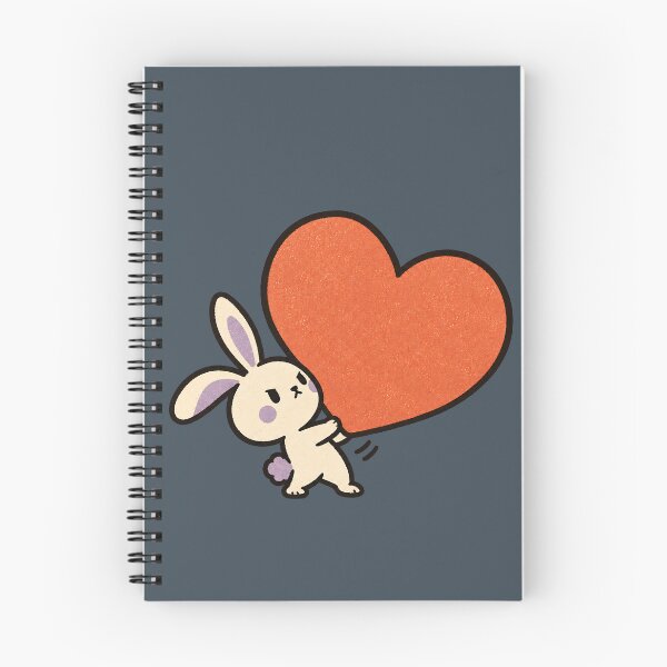 Item preview, Tiny Rabbit Lifting a Giant Heart – It’s a Lot, But I’m Trying designed and sold by  MAD's Recreation Studio.