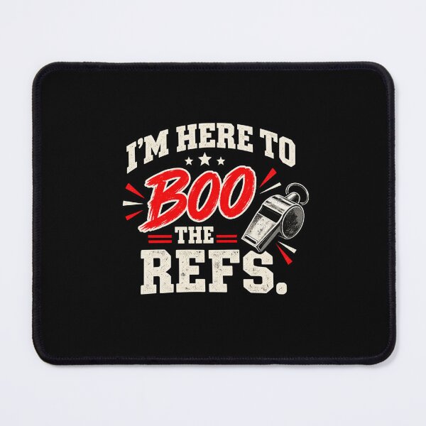 Item preview, Im Here To Boo The Refs Funny Sports Fan Referee Halloween designed and sold by Whirx.
