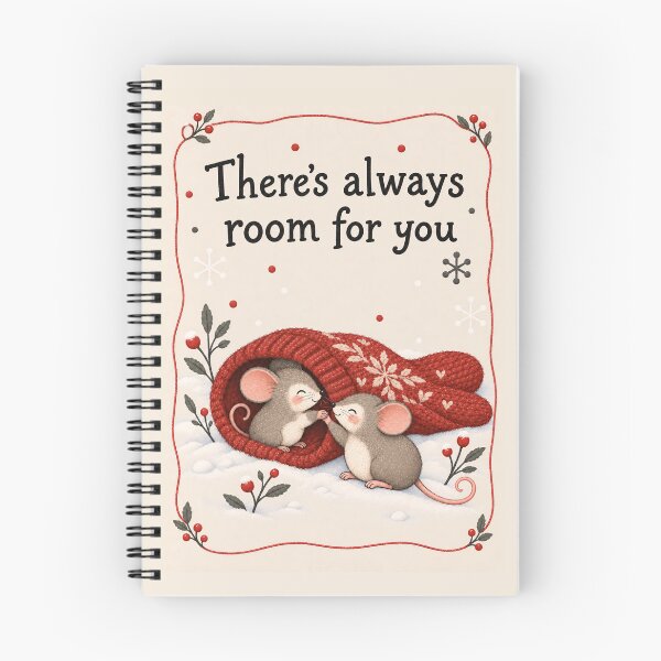 Item preview, There’s Always Room for Youk, Cozy Winter Mice Card designed and sold by VelvetClawStudio.