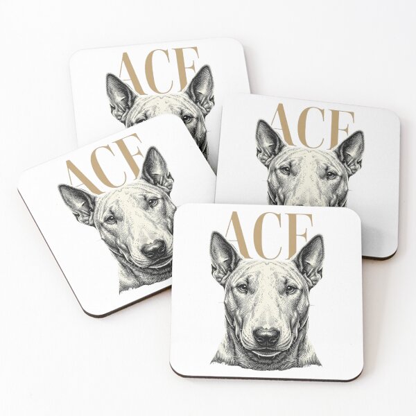 Item preview, Vintage Bull Terrier Ace Dog Engraving Detailed Woodcut Bullie Mom & Dad designed and sold by raedattia.