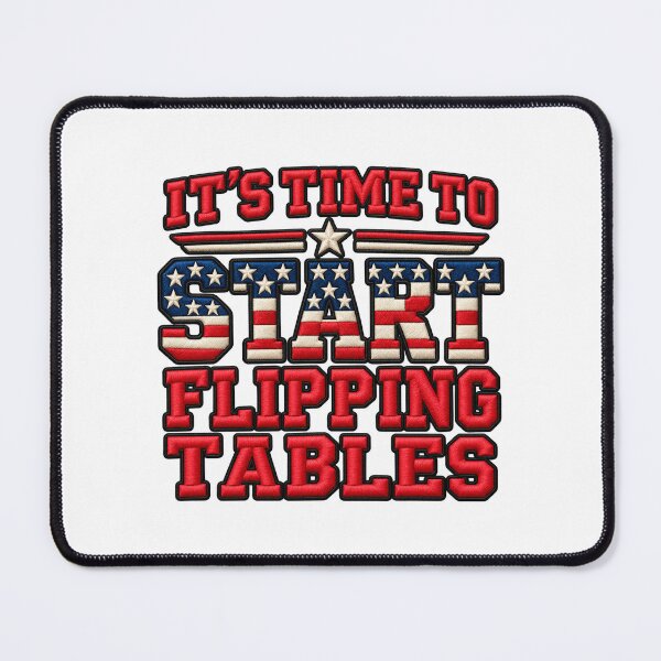 Item preview, It's Time To Start Flipping Table Funny Humor Quote designed and sold by ArtDesignTp.