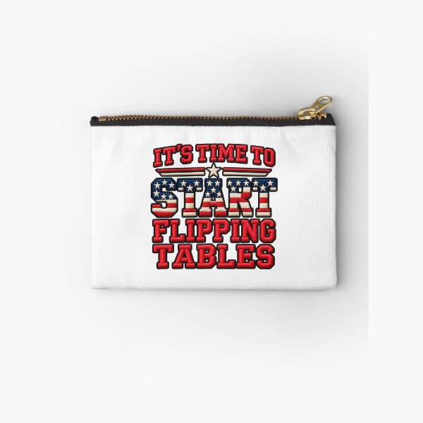 Item preview, It's Time To Start Flipping Table Funny Humor Quote designed and sold by ArtDesignTp.