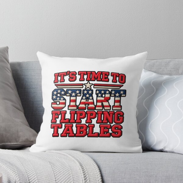 Item preview, It's Time To Start Flipping Table Funny Humor Quote designed and sold by ArtDesignTp.