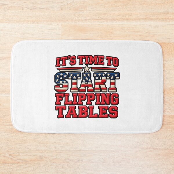 Item preview, It's Time To Start Flipping Table Funny Humor Quote designed and sold by ArtDesignTp.