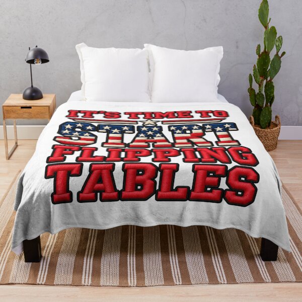 Item preview, It's Time To Start Flipping Table Funny Humor Quote designed and sold by ArtDesignTp.
