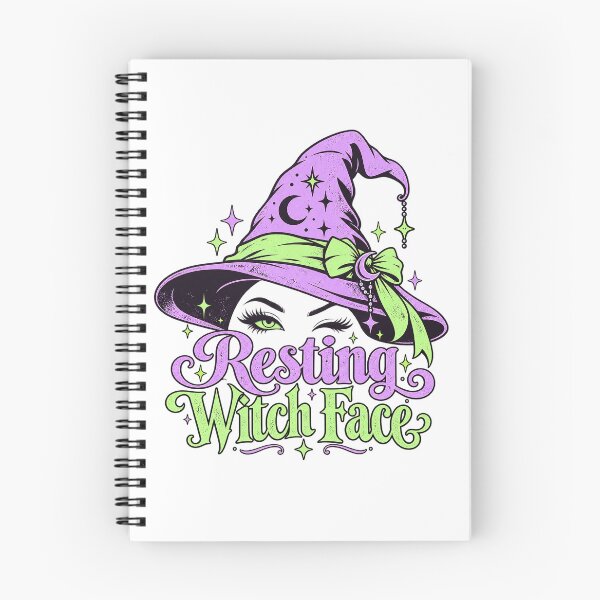 Item preview, Resting Witch Face Funny Halloween Witch Hat Design designed and sold by MotiveStuff.
