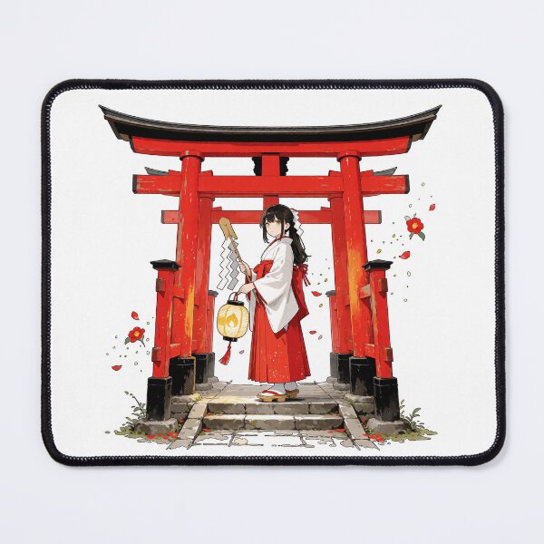 Item preview, Miko Shrine Maiden – Sacred Temple Priestess designed and sold by WUSCHELWORKS.