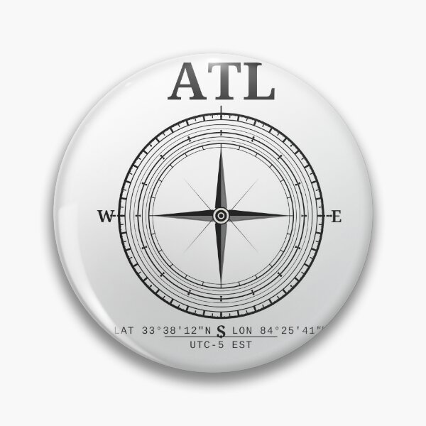 Item preview, Atlanta ATL Airport Compass Travel Design designed and sold by SlantCity.