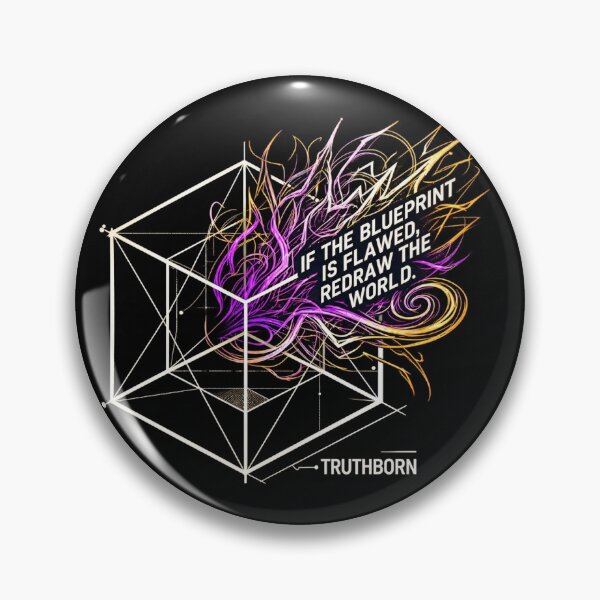 Item preview, Redraw The World - Truthborn Official Fantasy Quote designed and sold by TheMystiqueEmporium.
