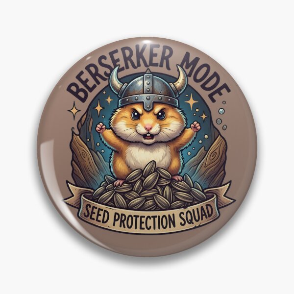 Item preview, Berserker Mode Hamster – Seed Protection Squad Viking Meme Design designed and sold by Fuechse.