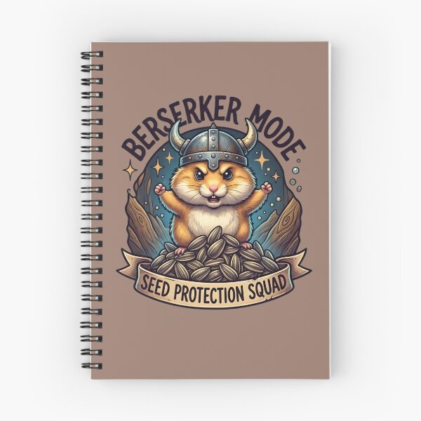 Item preview, Berserker Mode Hamster – Seed Protection Squad Viking Meme Design designed and sold by Fuechse.