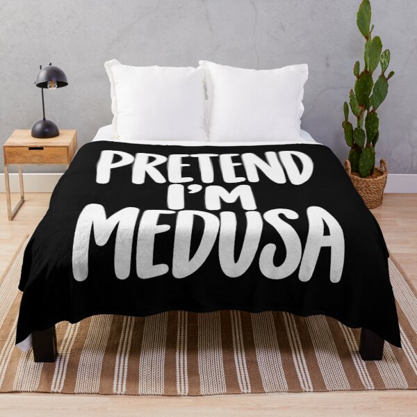 Item preview, Pretend I'm a Medusa Costume Halloween Easy Greek Mythology Funny T-Shirt designed and sold by Trendably.