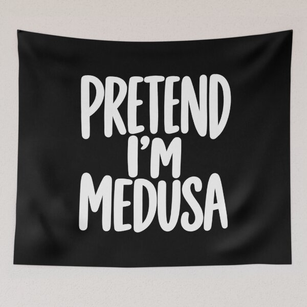 Item preview, Pretend I'm a Medusa Costume Halloween Easy Greek Mythology Funny T-Shirt designed and sold by Trendably.