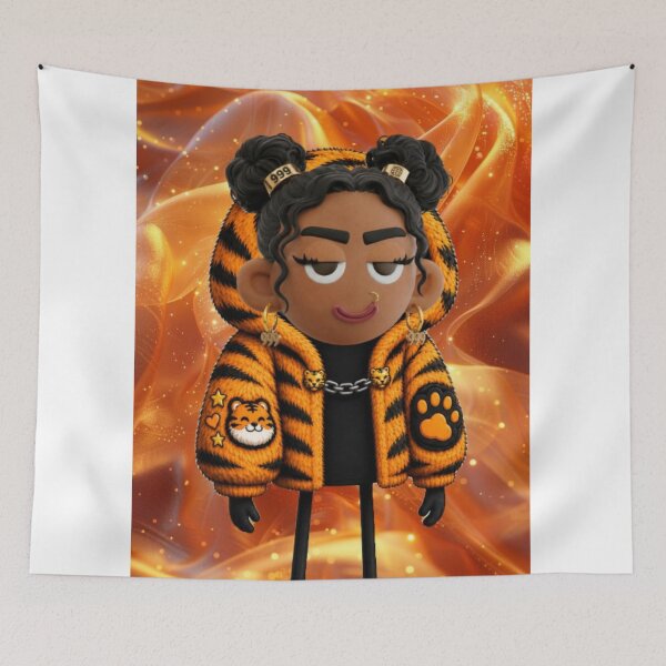 Item preview, Tiger Vibes Goth Doll designed and sold by GorgezBoo.