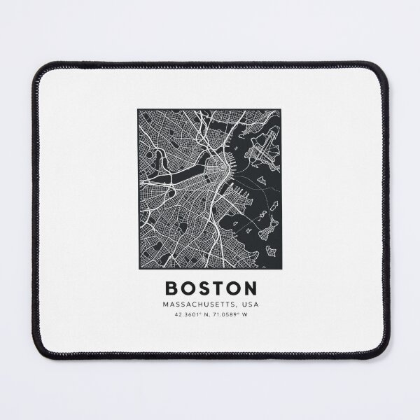 Item preview, Boston Massachusetts City Map Minimalist Street Grid Art designed and sold by Whirx.