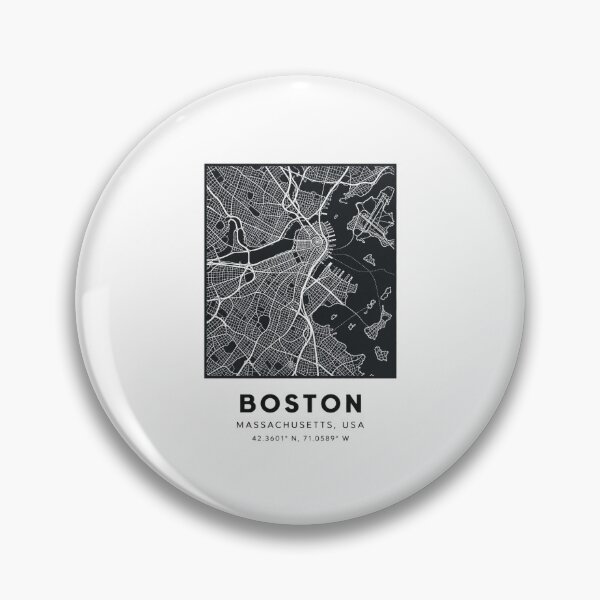 Item preview, Boston Massachusetts City Map Minimalist Street Grid Art designed and sold by Whirx.