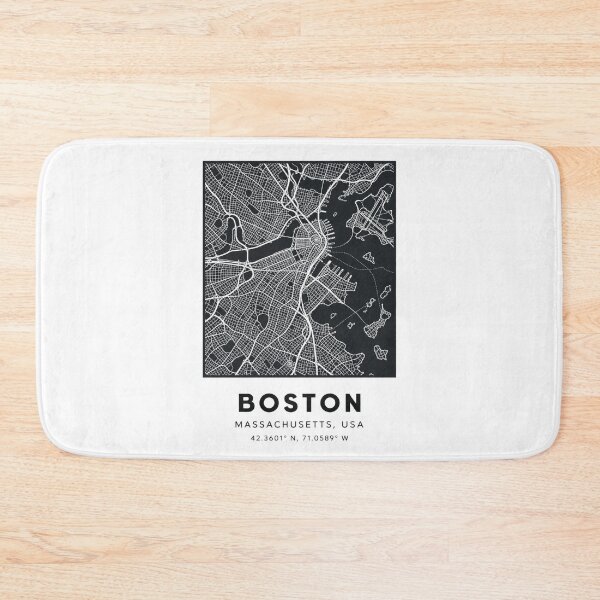 Item preview, Boston Massachusetts City Map Minimalist Street Grid Art designed and sold by Whirx.
