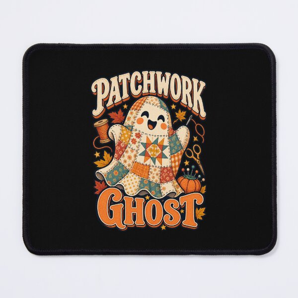 Item preview, Patchwork Ghost Quilter Halloween Autumn Quilting designed and sold by MOTIFOLK.