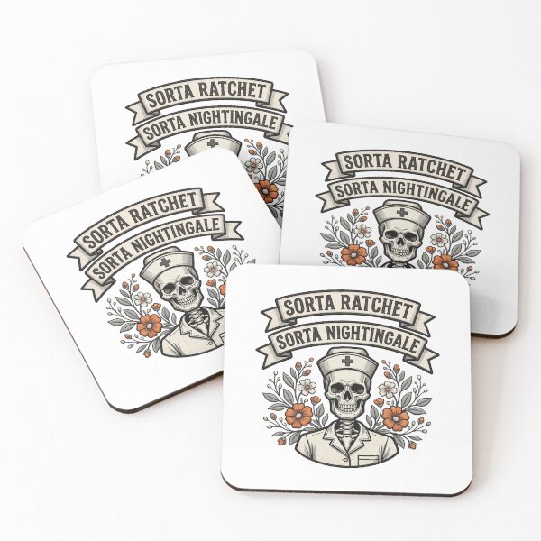 Item preview, Sorta Ratchet Sorta Nightingale Medical Nurse Humor designed and sold by ArtDesignTp.