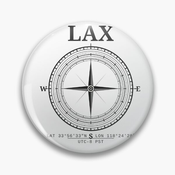 Item preview, Los Angeles LAX Airport Compass Travel Design designed and sold by SlantCity.