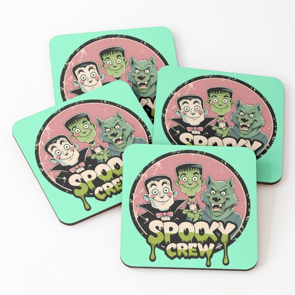 Item preview, Spooky Crew Monsters designed and sold by Structure-Blue.