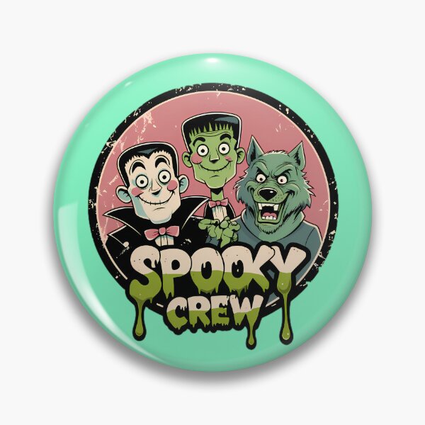 Item preview, Spooky Crew Monsters designed and sold by Structure-Blue.