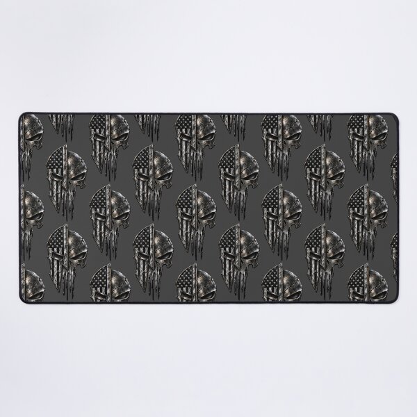 Item preview, Blackout American Spartan Skull – Distressed Tactical Flag Warrior designed and sold by artistwill.