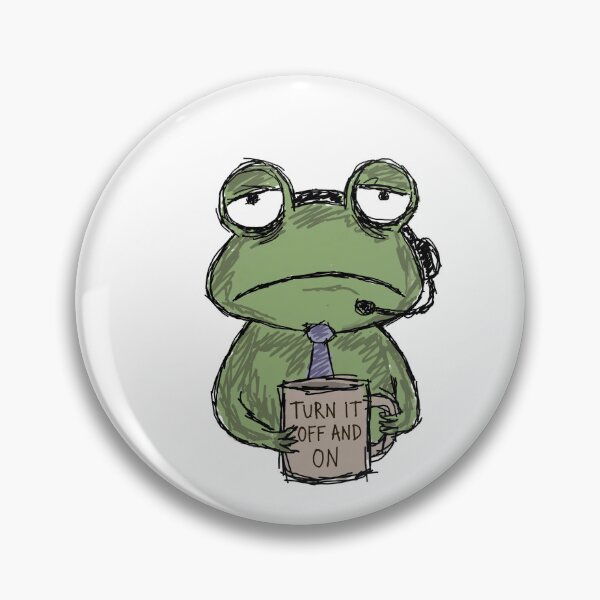 Item preview, Frog IT Support | Funny Office Humor designed and sold by The Oakhaven Archive.