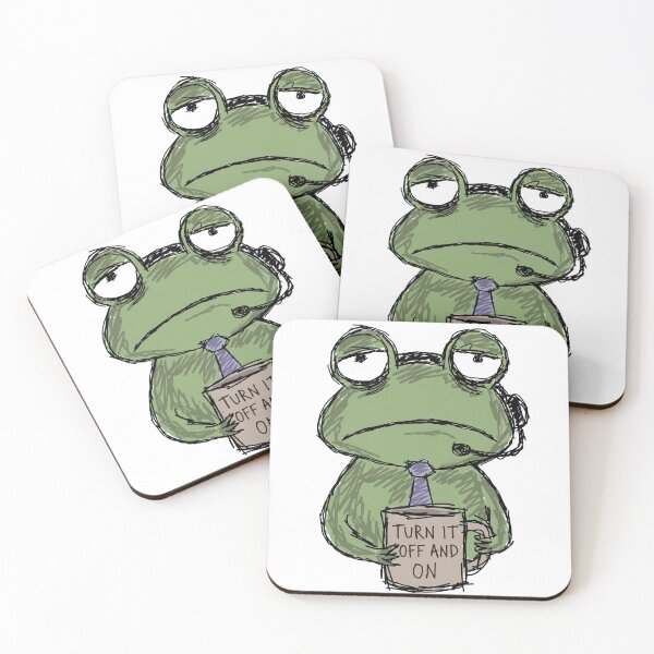 Item preview, Frog IT Support | Funny Office Humor designed and sold by The Oakhaven Archive.