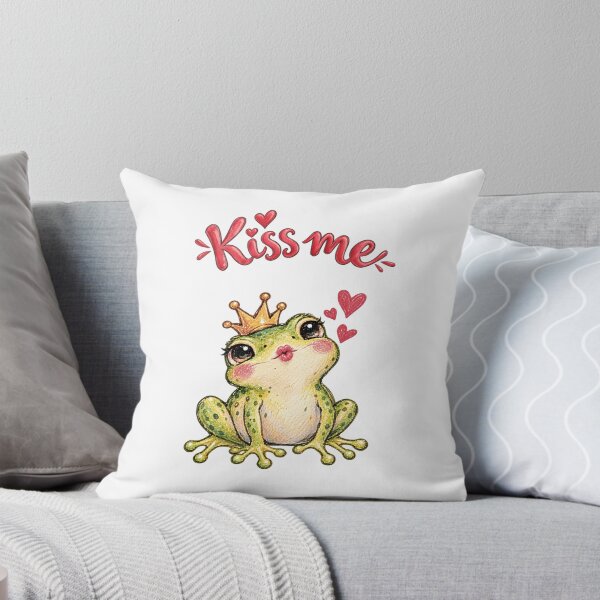 Item preview, Kiss Me Frog Prince, Watercolor Sticker Set designed and sold by VelvetClawStudio.