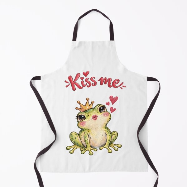 Item preview, Kiss Me Frog Prince, Watercolor Sticker Set designed and sold by VelvetClawStudio.