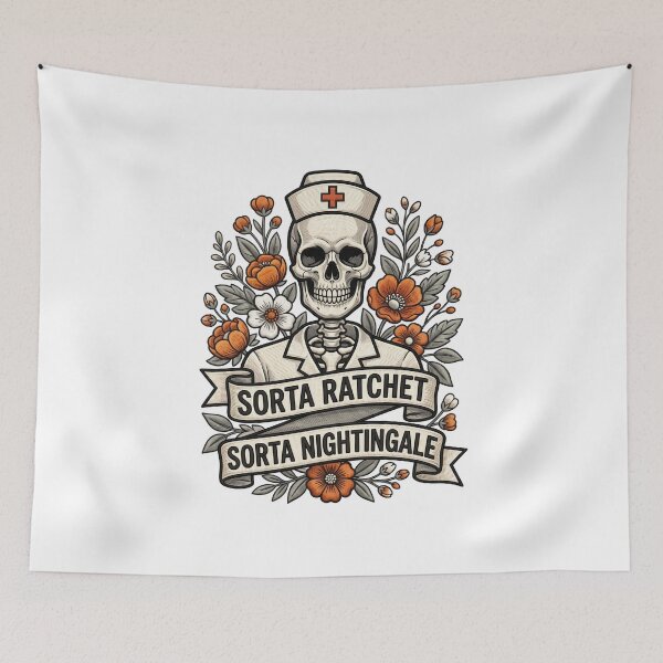 Item preview, Sorta Ratchet Sorta Nightingale Funny Nurse Design designed and sold by ArtDesignTp.