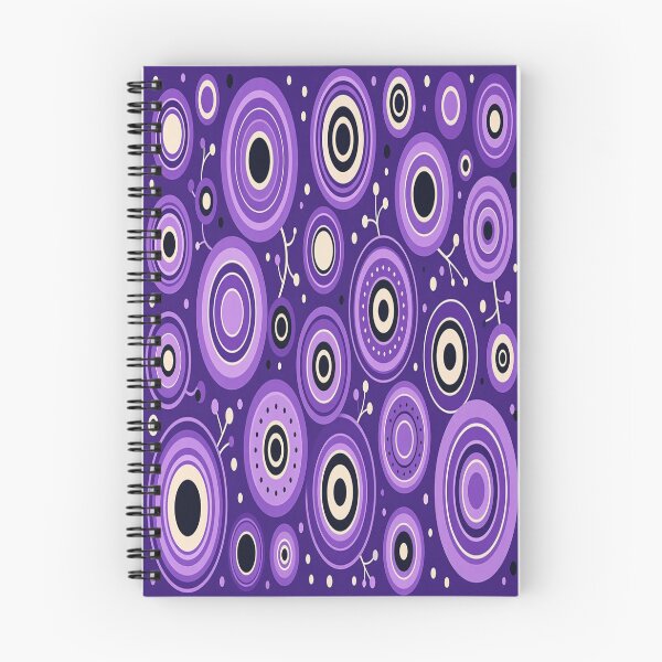 Item preview, Mystic Evil Eye Butterfly - Purple Abstract Retro Mandala Pattern designed and sold by Breezes-of-Ida.